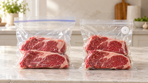 Vacuum Sealing vs. Regular Freezer Bags: What's the Difference?