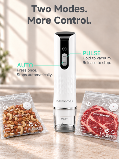 ZB-S98 Handheld Vacuum Sealer + 30 Reusable Bags